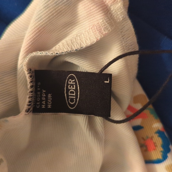 Floral crop top CIDER M/L - Picture 3 of 4